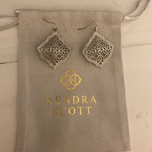 Silver Kendra Scott earrings